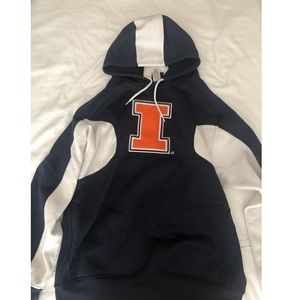 Oversized U of I Thermal Hoodie